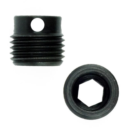 GrovTec Non-Rotating Push Button Sling Swivel Base 2-Pack Stainless Steel