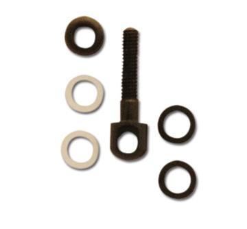 GrovTec 3/4" Wood Screw Sling Swivel Stud with Spacers
