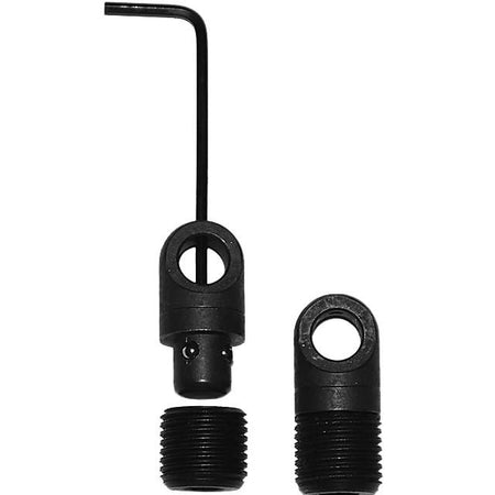 GrovTec Snap Hook Multi-Adaptor Swivel Set for Push Button Swivel Bases