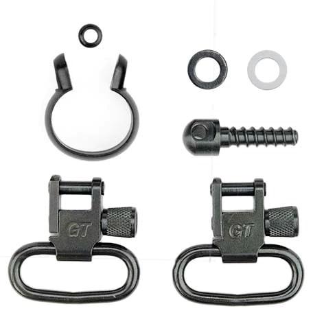 Grovtec Locking Swivel Set for Remington 760 and 7600 with Barrel Band Black
