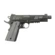 Alpha Foxtrot AF1911-Enhanced Handgun .45 Auto 8rd(2) Magazines 5" Threaded Barrel DLC Black