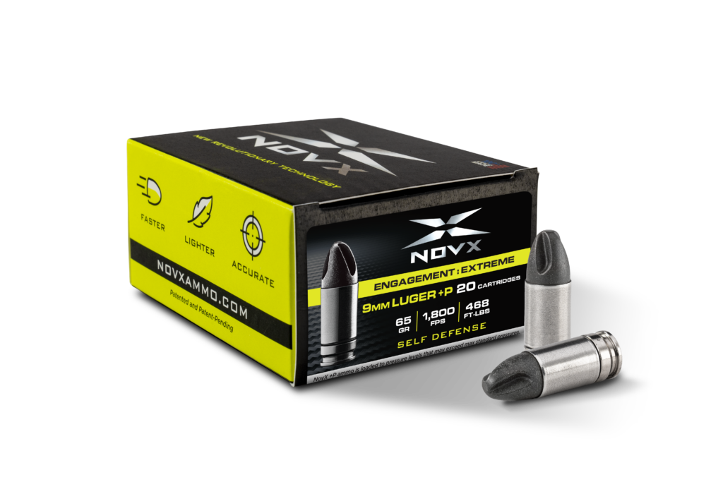 NovX Engagement Extreme +P 9mm Luger / Parabellum 65 gr Solid ammo