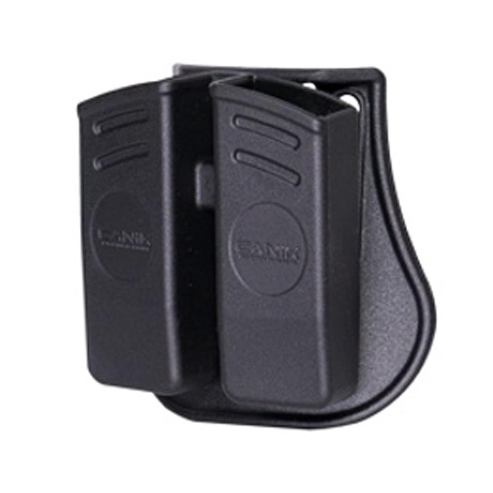 Canik Universal Double Magazine Pouch Black Polymer Holster
