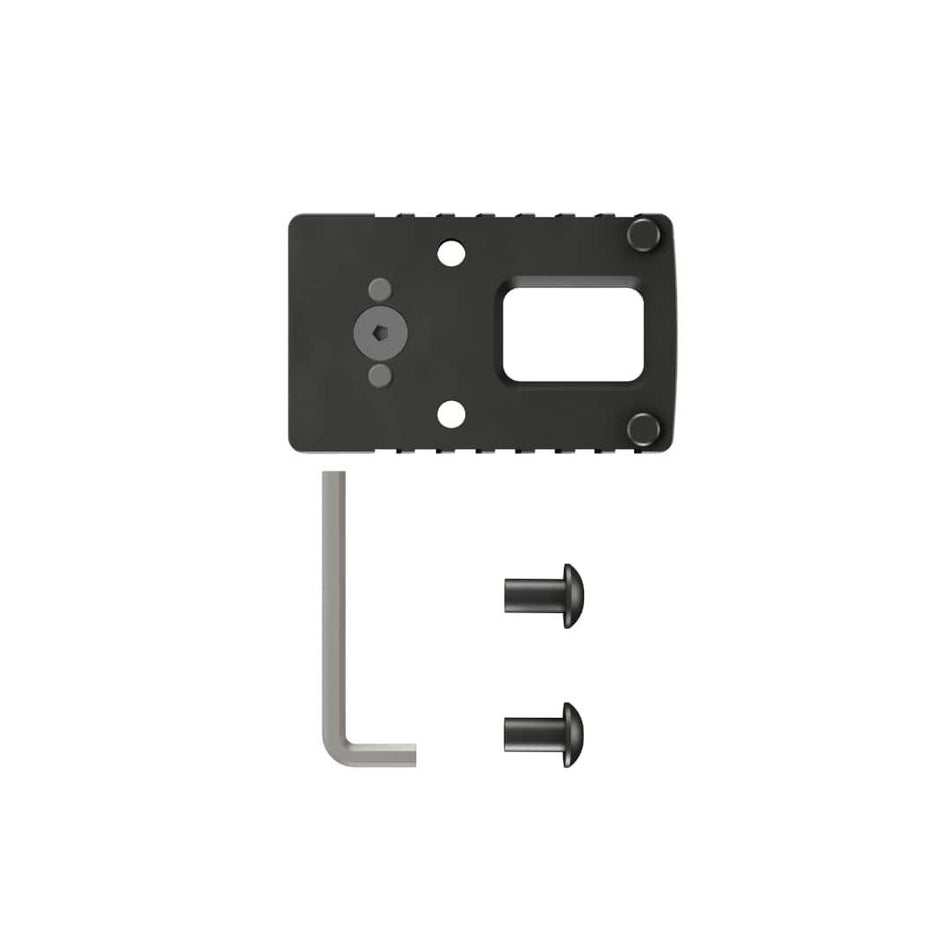 Canik Optic Base Plate (C) for Non-Optic Ready Canik Pistols RMR Footprint Black