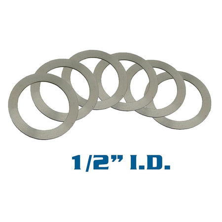 YHM Barrel Shim Set 1/2" Inner Diameter for Muzzle Device Timing