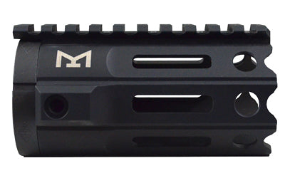 Yankee Hill Machine Co MR7 Mini M-LOK Free-Float Handguard for AR-15, Extended T-Marked Top Rail, Black YHM-5332