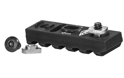 Yankee Hill Machine Co YHM-5400A M-LOK 5-Slot Picatinny Rail Section, 2.75", 6061-T6 Aluminum, Black