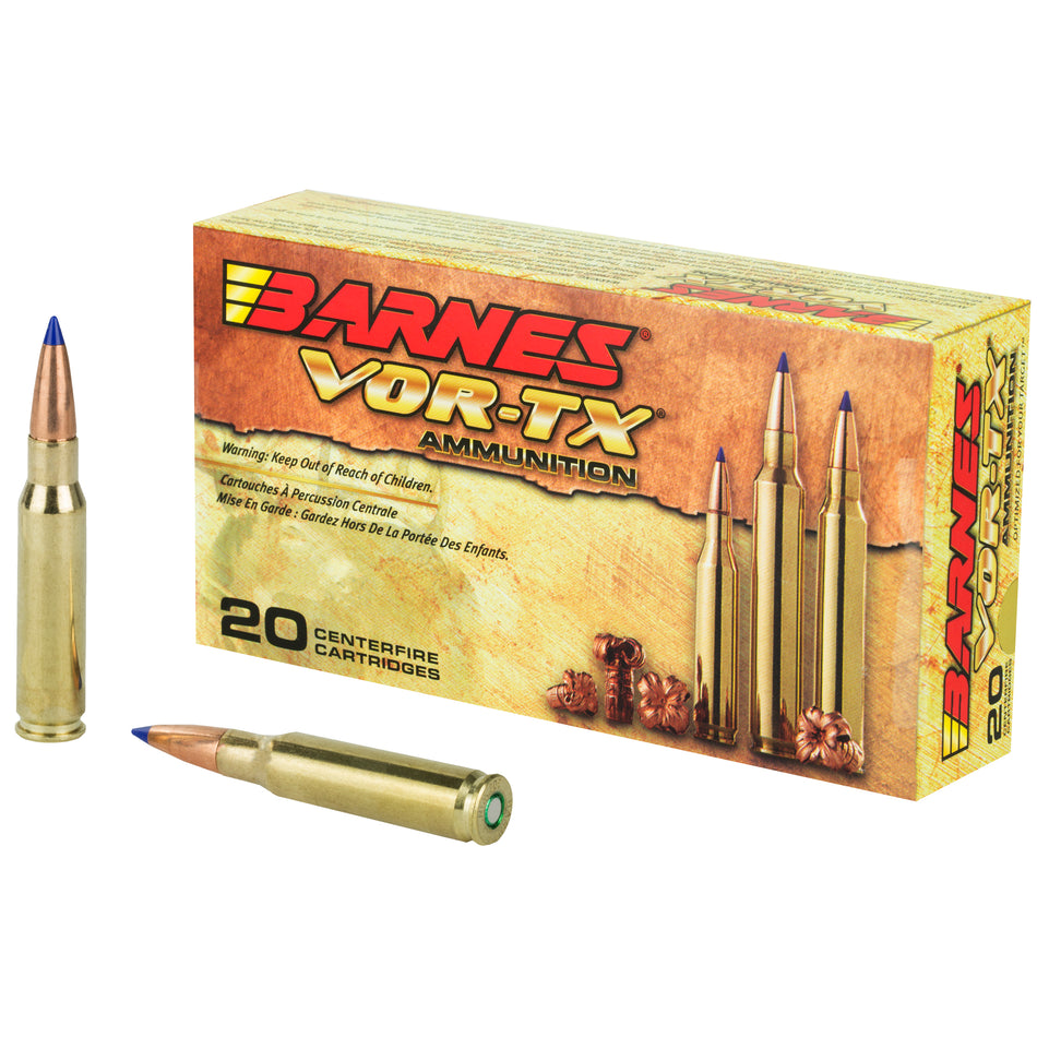 Barnes 21540 VOR-TX Tipped TSX Boat Tail BT 150 Grain .308 Win / 7.62x51mm
