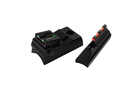 Traditions Performance Firearms Open Fiber Optic Sight System for Straight Non-Tapered Barrels