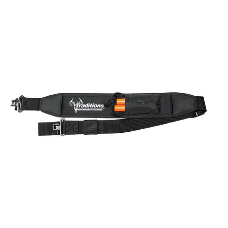 Traditions NitroFire Rifle Sling with Hook & Loop Firestick Pouch Black