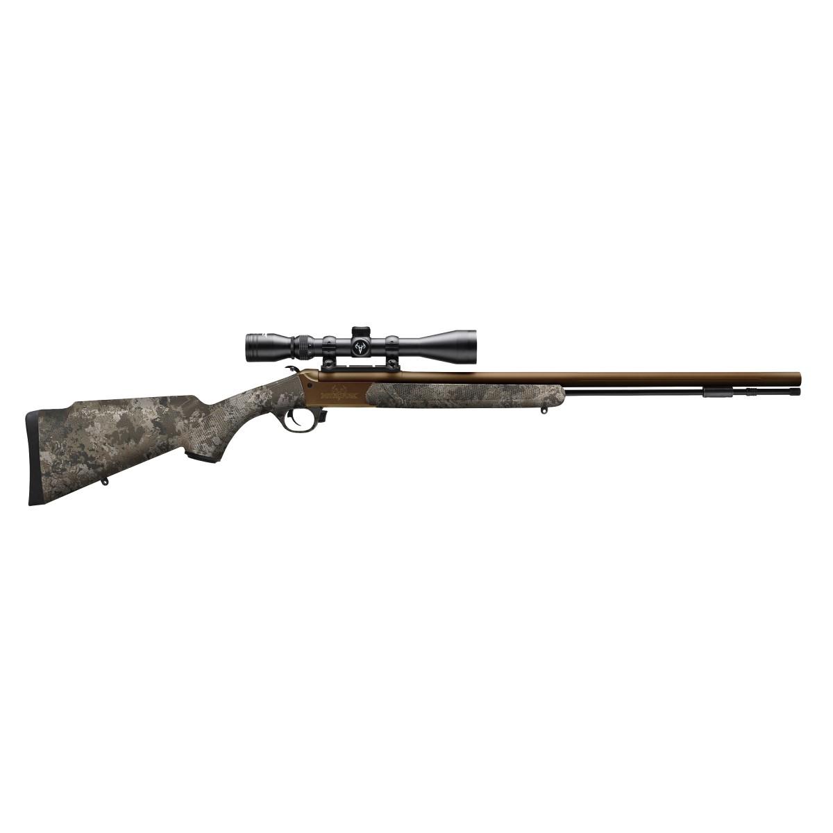 Traditions NitroFire VAPR .50 Cal Muzzleloader 26" Barrel Scope Package Camo and Bronze
