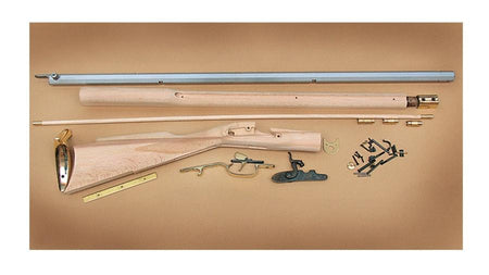 Traditions Black Powder Kentucky Rifle DIY Build Kit .50 Cal 33.5" White Barrel Select Hardwood
