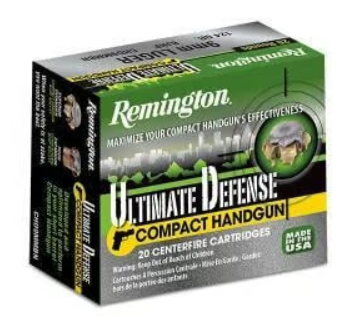Remington Ultimate Defense 357 Magnum 125 Grain Brass Jacketed Hollow Point
