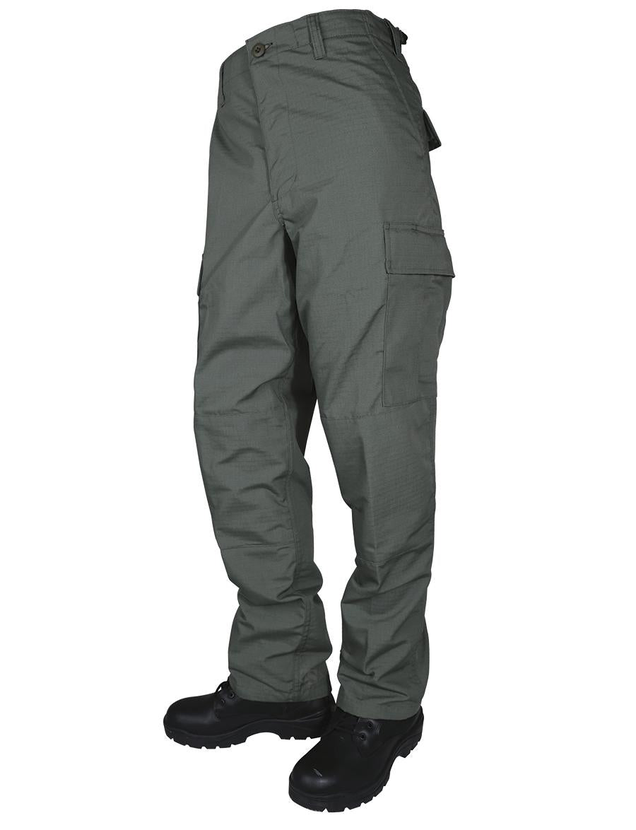 Tru-Spec BDU Basic Pants 6.5oz 65/35 Poly-Cotton Rip-Stop Olive Drab Medium