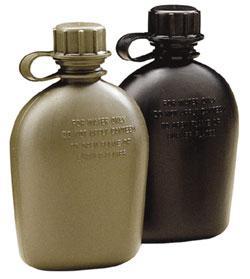 Tru-Spec 1-Quart Canteen for Camping and Hiking Black
