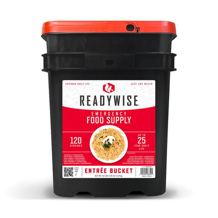 Readywise Emergency Survival Food Entrees Bucket 120 Servings