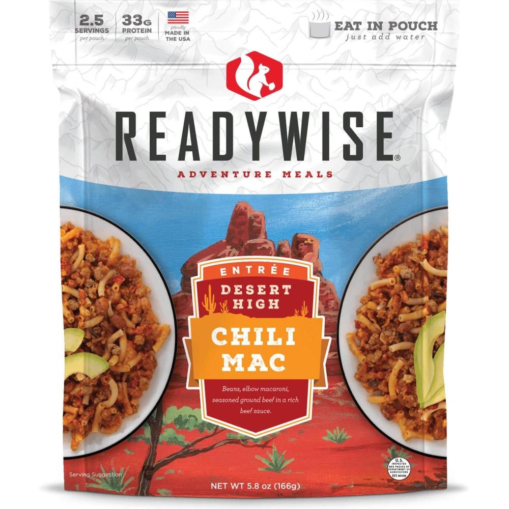 Readywise Desert High Chili Mac with Beef 5.8oz Resealable Pouch