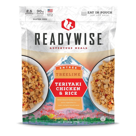 Readywise Treeline Teriyaki Chicken and Rice Meal Pouch 6 oz
