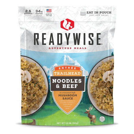 Readywise Trailhead Noodles & Beef Outdoor Meal Pouch 5.6 oz
