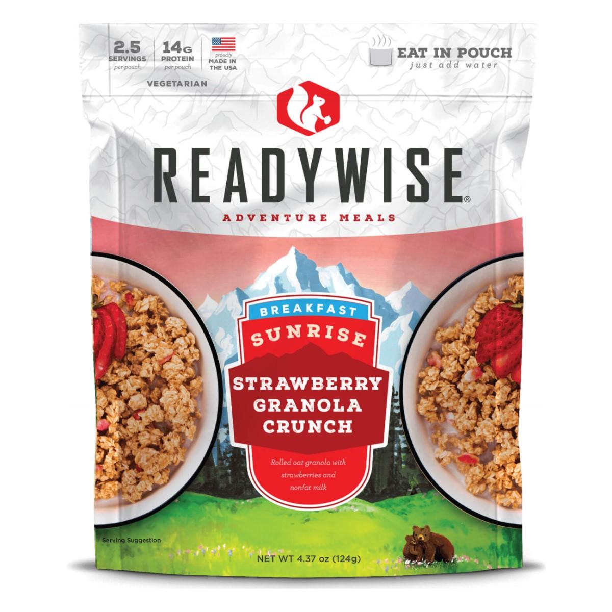 Readywise Sunrise Strawberry Granola Crunch Pouch 4.37 oz