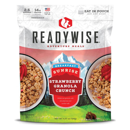 Readywise Sunrise Strawberry Granola Crunch Pouch 4.37 oz