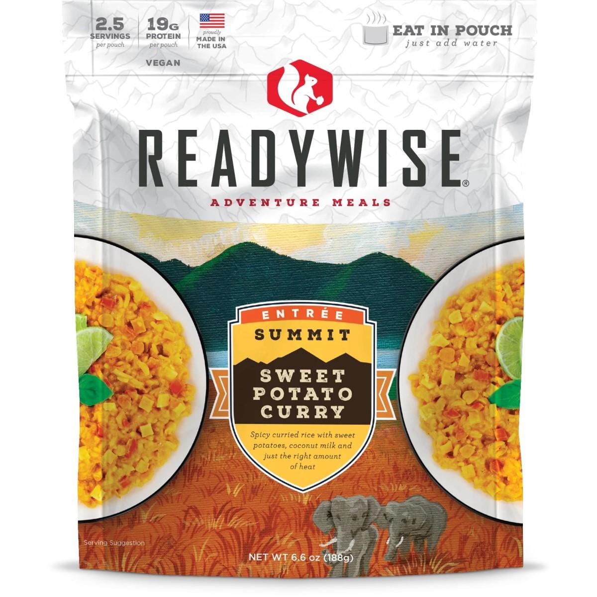 Readywise Summit Sweet Potato Curry Freeze-Dried Meal Pouch 6.6 oz