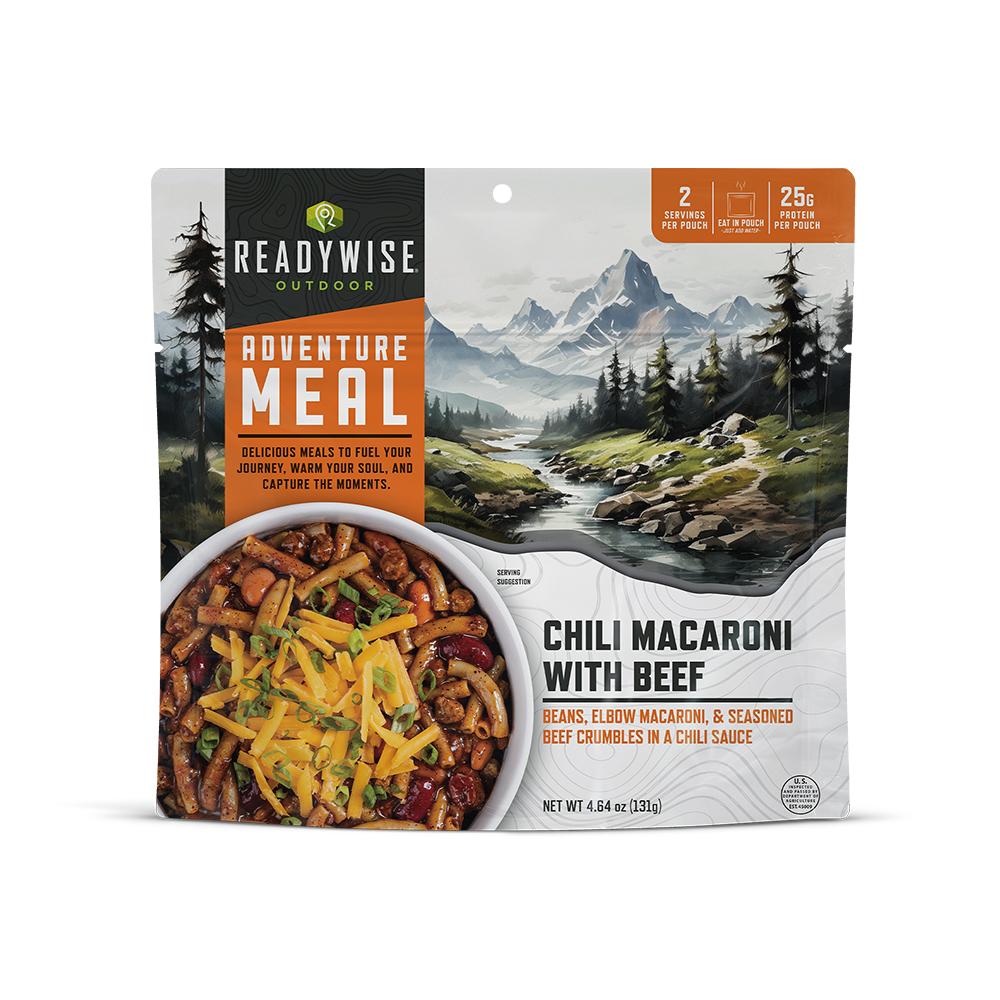 Readywise Chili Mac with Beef Freeze-Dried Meal Pouches 6-Pack