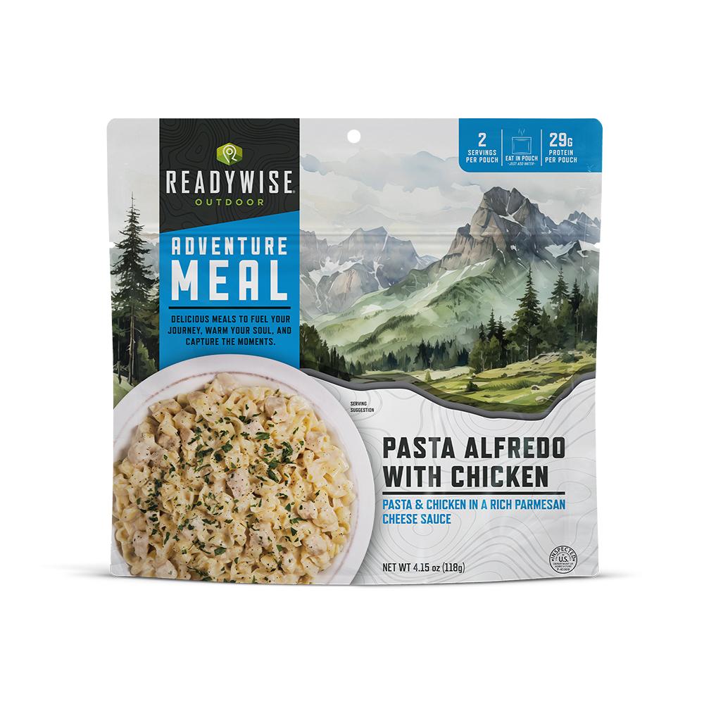 ReadyWise Pasta Alfredo with Chicken 6-Count Pouch Pack