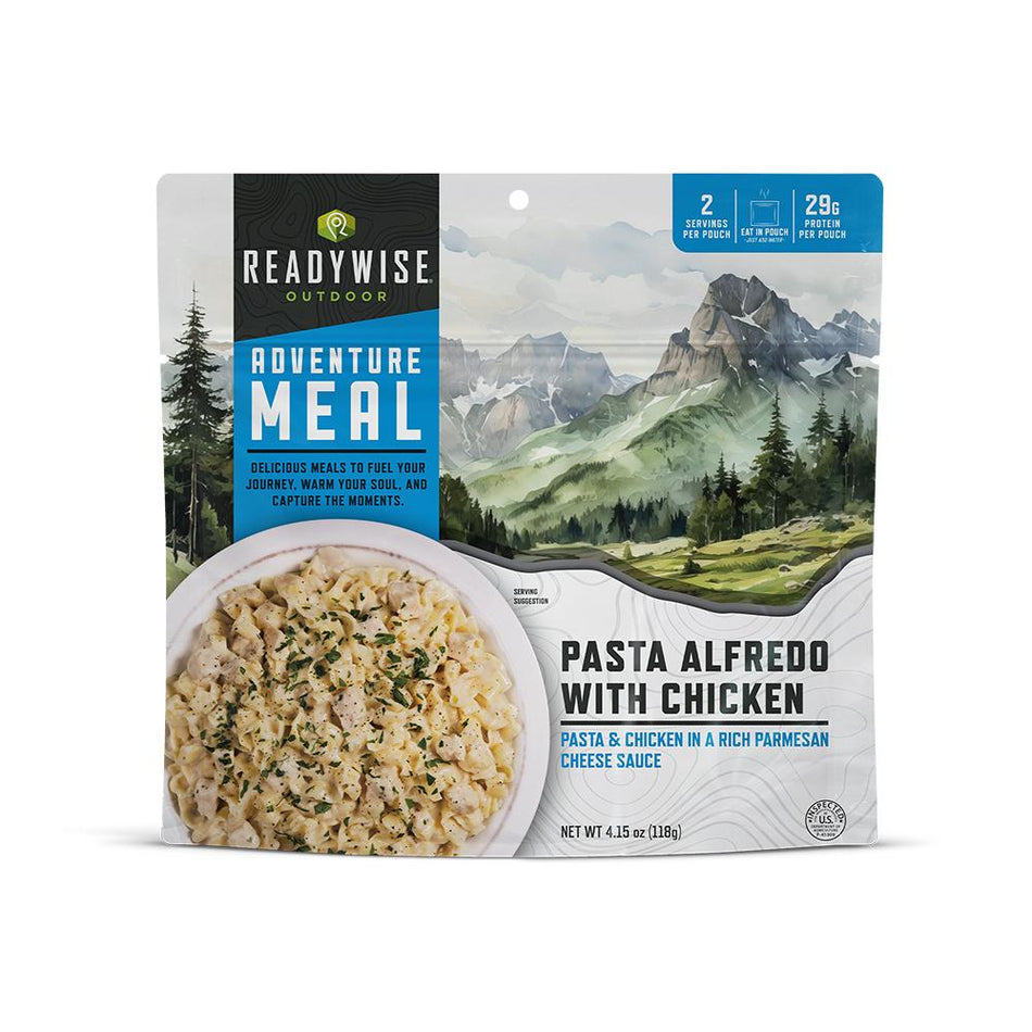 ReadyWise Pasta Alfredo with Chicken 6-Count Pouch Pack