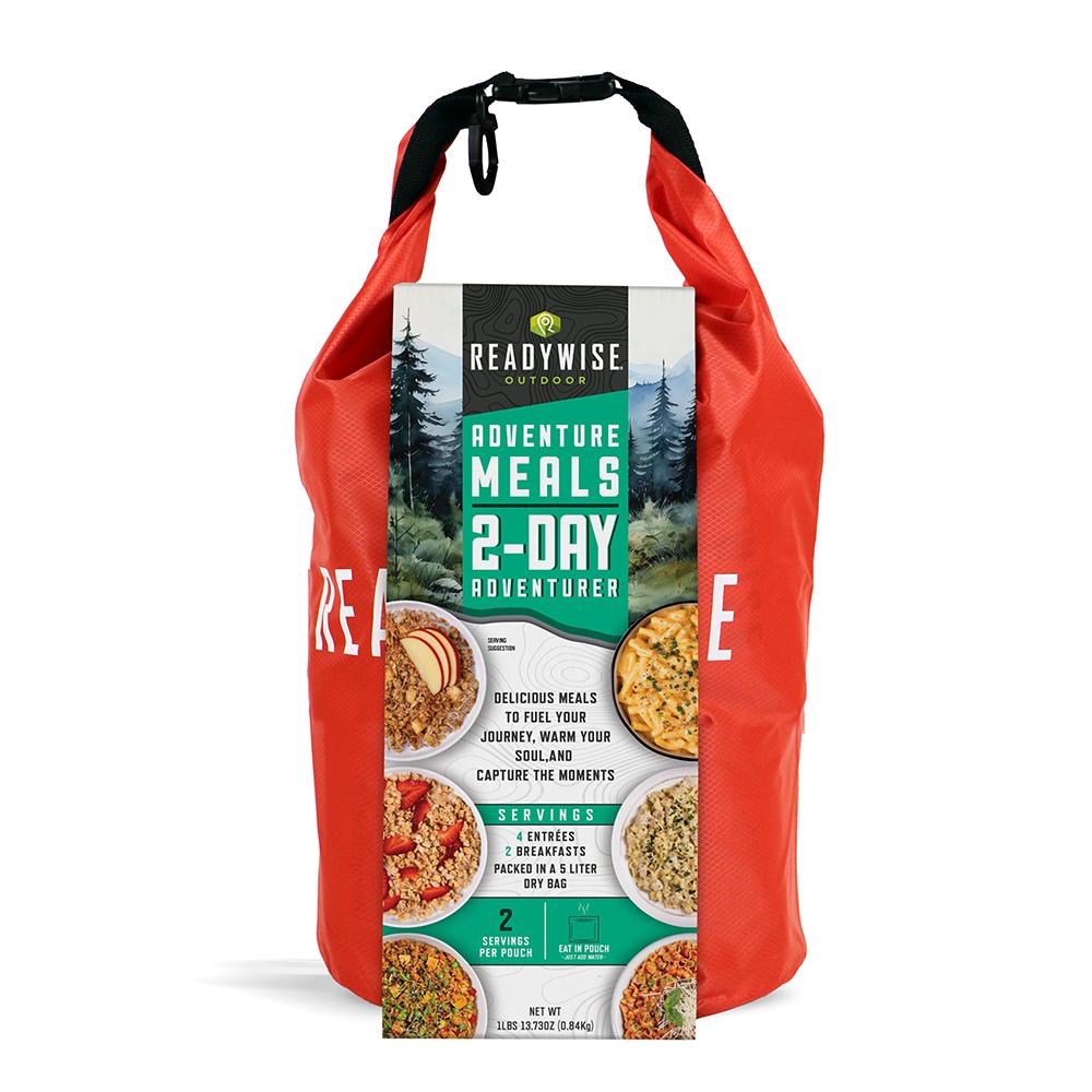 ReadyWise 2 Day Adventure Meal Kit with 5L Dry Bag