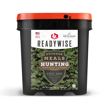 ReadyWise Hunting Bucket Outdoor Meal Kit 3-Day Supply