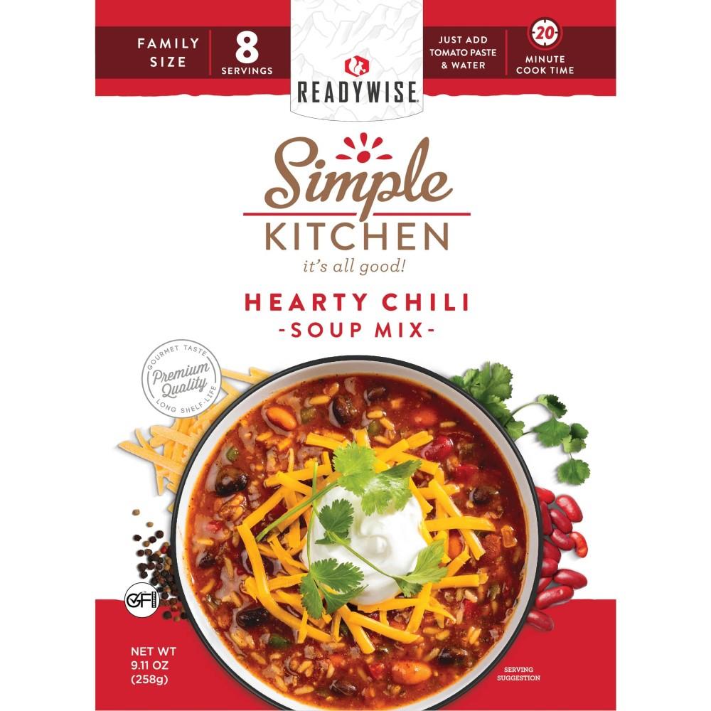 Readywise Simple Kitchen Hearty Chili Single Serving Pouch