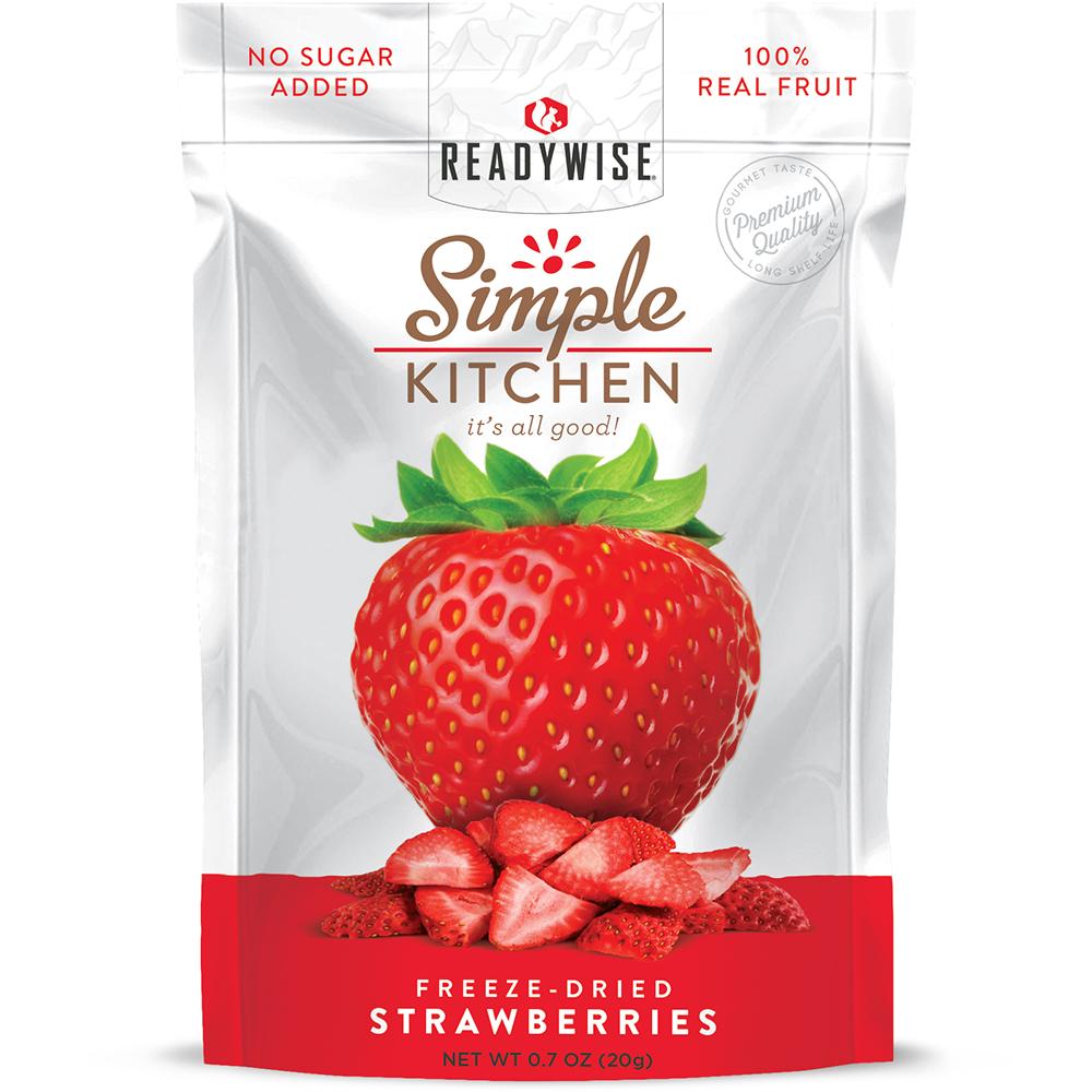 Readywise Simple Kitchen Freeze-Dried Strawberries Snack
