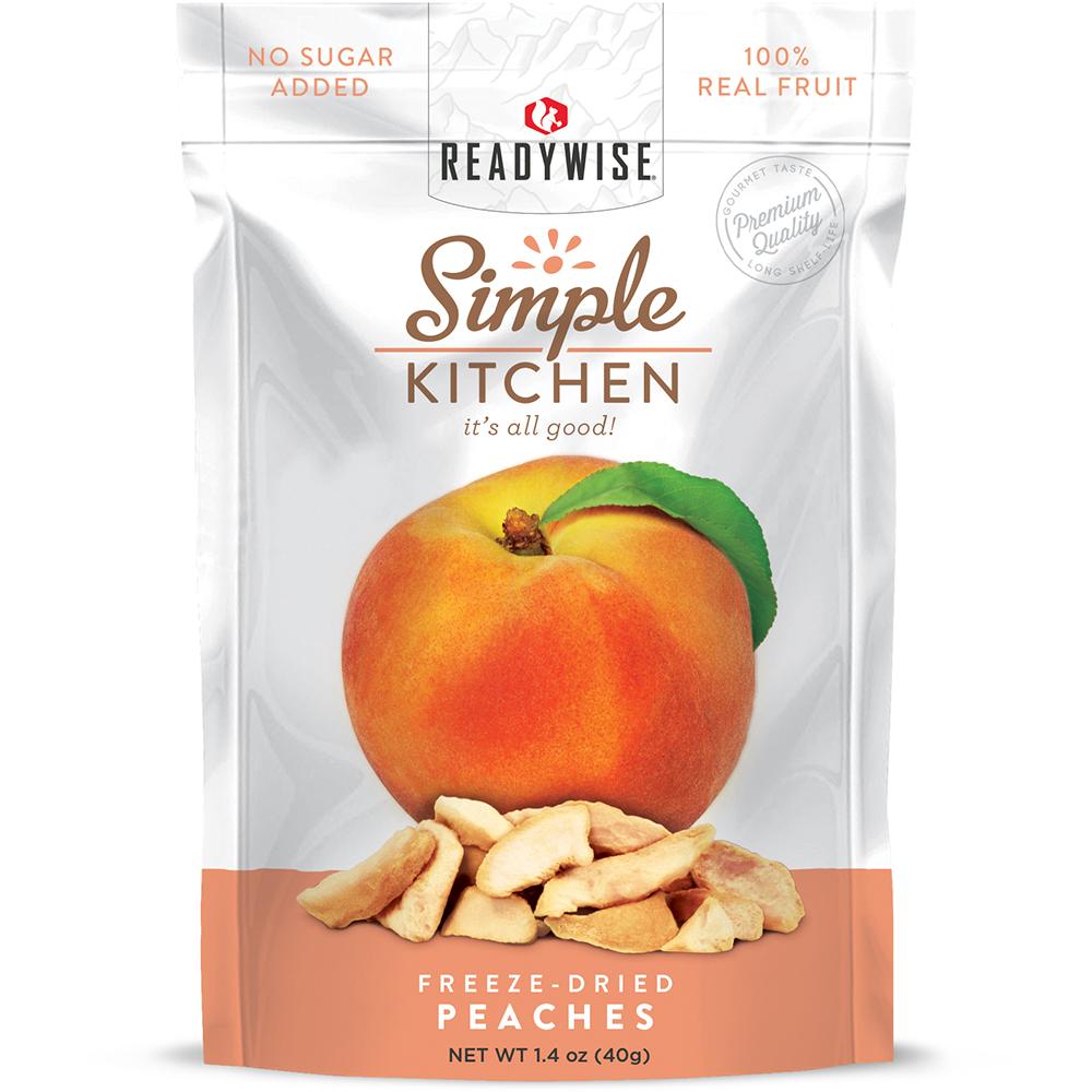 Readywise Simple Kitchen Peaches Healthy Snack