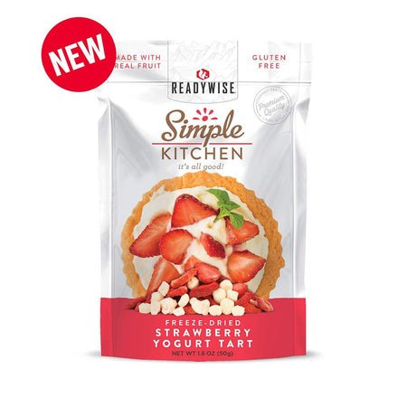 Readywise Simple Kitchen Strawberry Yogurt Tart Snack