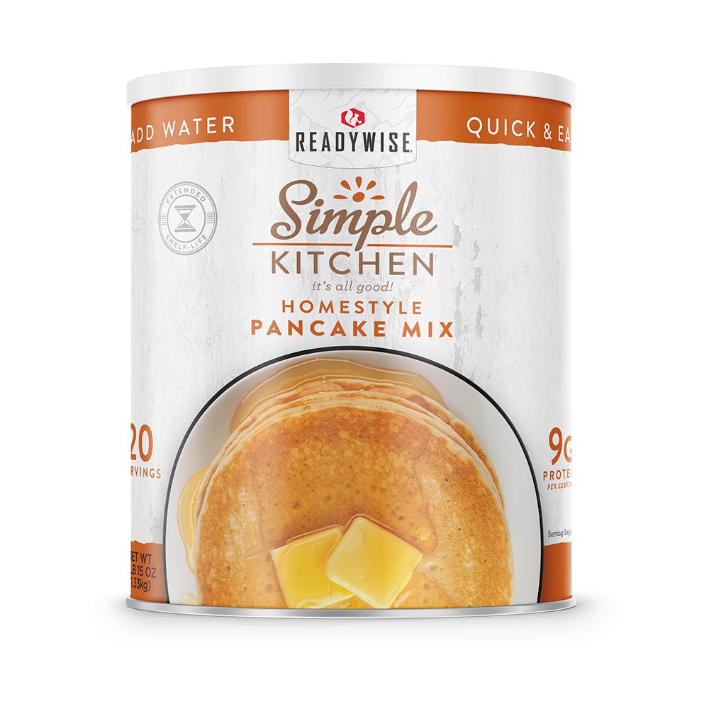 Readywise Simple Kitchen Homestyle Pancake Mix 20 Serving #10 Can