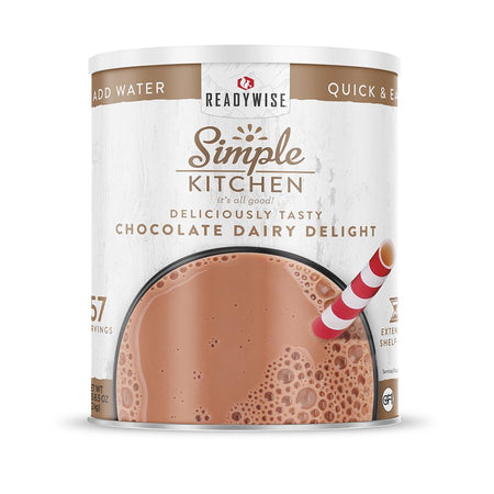 Readywise Chocolate Dairy Delight Emergency Food Supply 57 Serving #10 Can