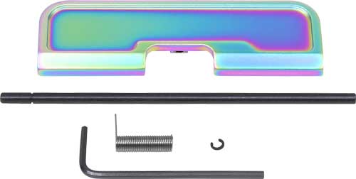 Guntec AR15 Gen 3 Ejection Port Dust Cover Rainbow PVD