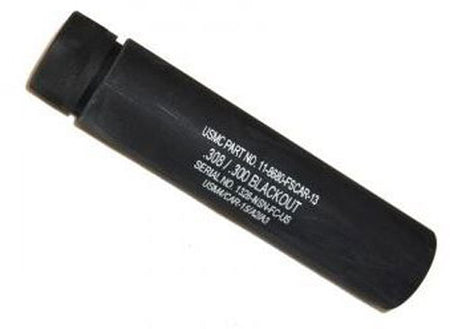 Guntec AR308 Fake Suppressor 5.5in 5/8x24 Thread Black