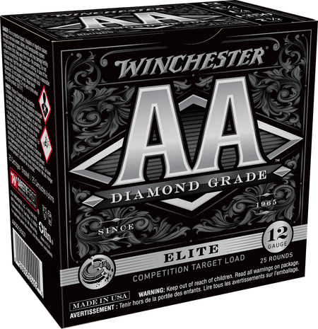 Winchester AADG12507 AA Diamond Grade 12 Gauge 2.75" 1-1/8oz 7.5 Shot 1250 fps