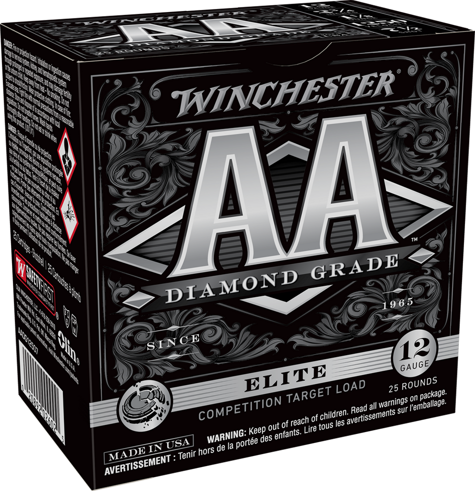 Winchester AADG12507 AA Diamond Grade 12 Gauge 2.75" 1-1/8oz 7.5 Shot 1250 fps