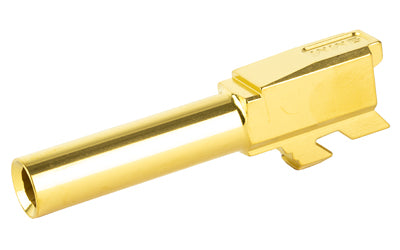 Zaffiri Precision Match Grade Pistol Barrel, 9MM, 4.02", TiN Gold Finish, Fits Glock 19 Gen 1-4