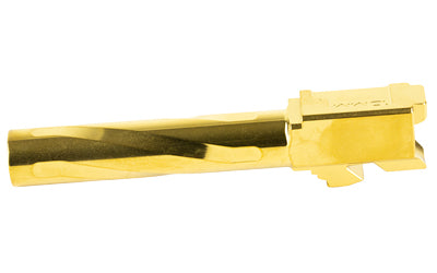 Zaffiri Precision Match Grade Pistol Barrel, 10MM, Titanium Nitride Gold Finish, Fits Glock 20 Gen 3