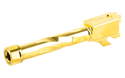 Zaffiri Precision Match Grade Threaded Pistol Barrel, 9MM, 4.65", TiN Gold, 1/2x28, Fits Sig P320 Compact
