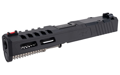 Zaffiri Precision ZPS.2 Glock 19 Gen 5 Complete Upper Kit, RMR Footprint, Gold TiN Barrel, Armor Black Cerakote