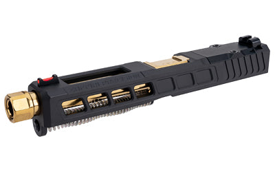 Zaffiri Precision ZPS.3 Glock 17 Gen 3 Complete Upper Kit, RMR Footprint, Gold Threaded Barrel, Armor Black