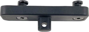 Guntec Bipod Adapter Aluminum Keymod Mount Black
