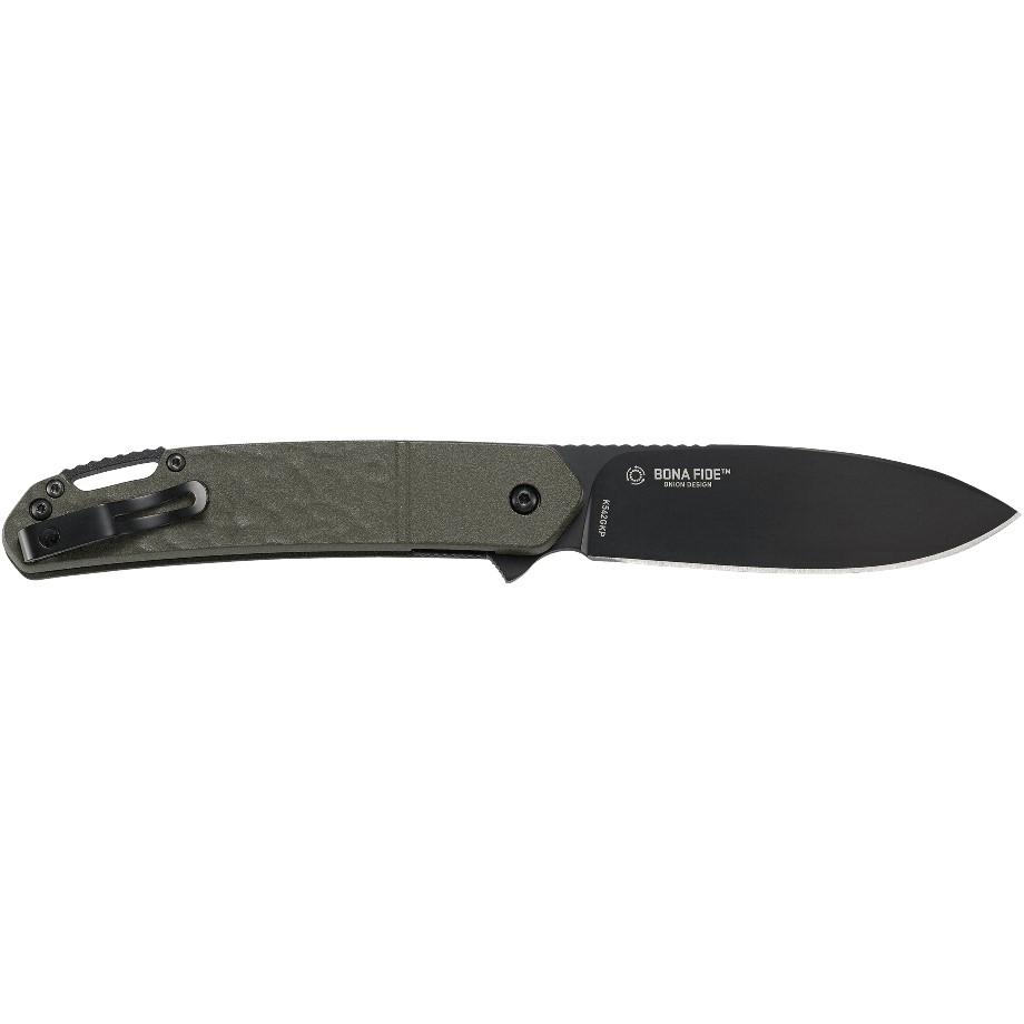 CRKT Bona Fide OD Green Folding EDC Knife 3.5" Blade