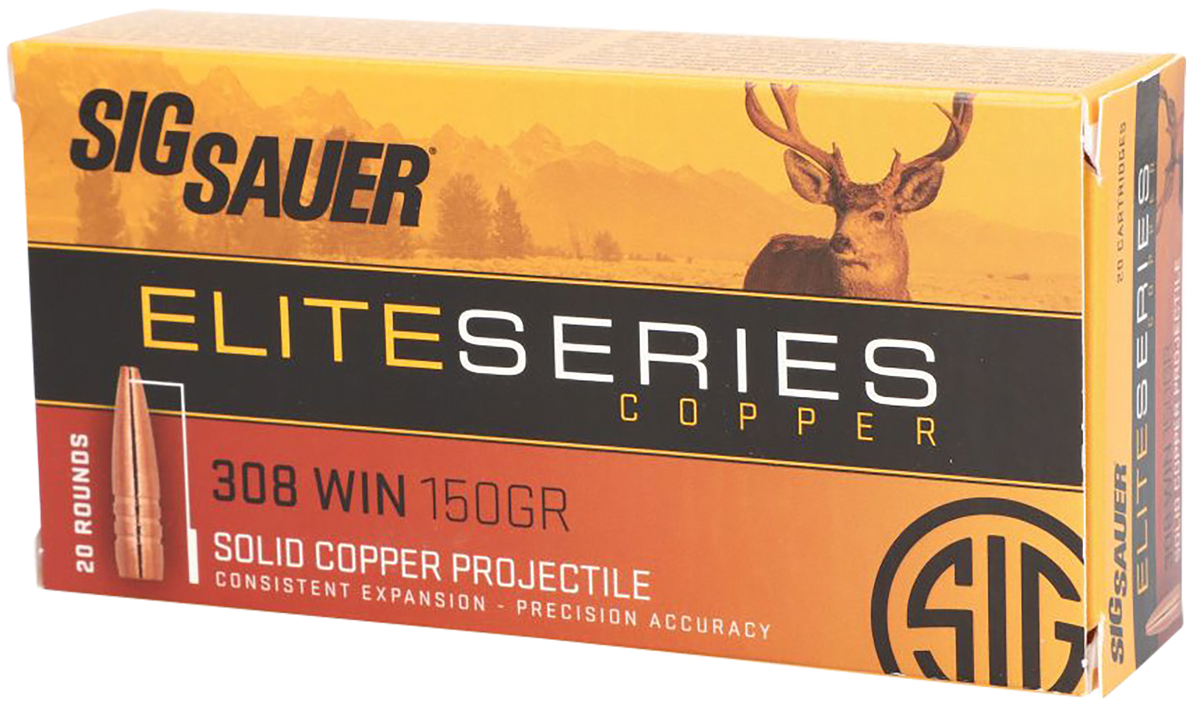 Sig Sauer Elite Hunting Rifle Ammo 308 Win. 150 gr. HT 20 rd.