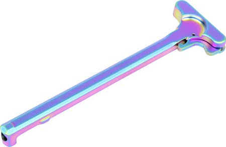 Guntec AR15 Charging Handle Matte Rainbow PVD Coated